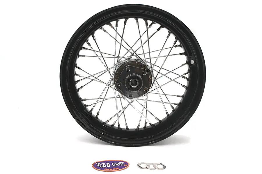 V-Twin 16 Inch x 3.00 Inch Rear Spoke Wheel for Harley Davidson FXR Models - Part Number 61086 by V-Twin