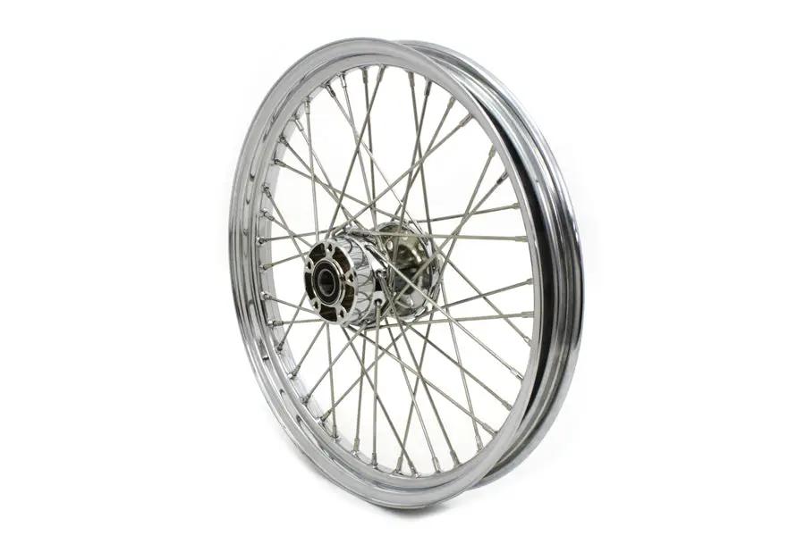 V-Twin 21 Inch x 2.15 Inch Front Spoke Wheel for Harley Davidson FXST Models by V-Twin