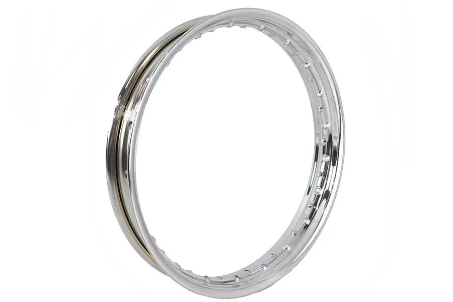 V-Twin KH Replica 19 Inch x 2.15 Inch Chrome Wheel Rim for Harley Davidson WL Models by V-Twin