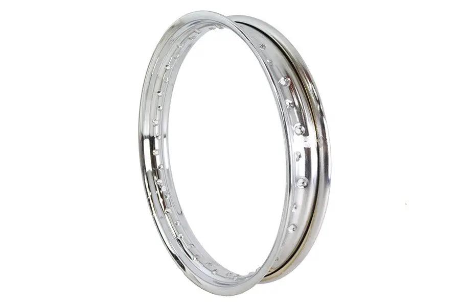 V-Twin KH Replica 19 Inch x 2.15 Inch Chrome Wheel Rim for Harley Davidson WL Models by V-Twin