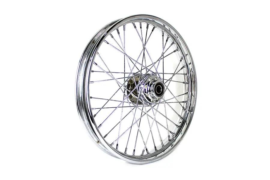 V-Twin 21 Inch x 2.15 Inch Front Spoke Wheel for Harley Davidson FXDWG by V-Twin