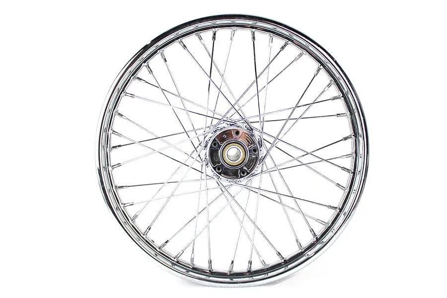 V-Twin 21 Inch x 2.15 Inch Front Spoke Wheel for Harley Davidson FXDWG by V-Twin