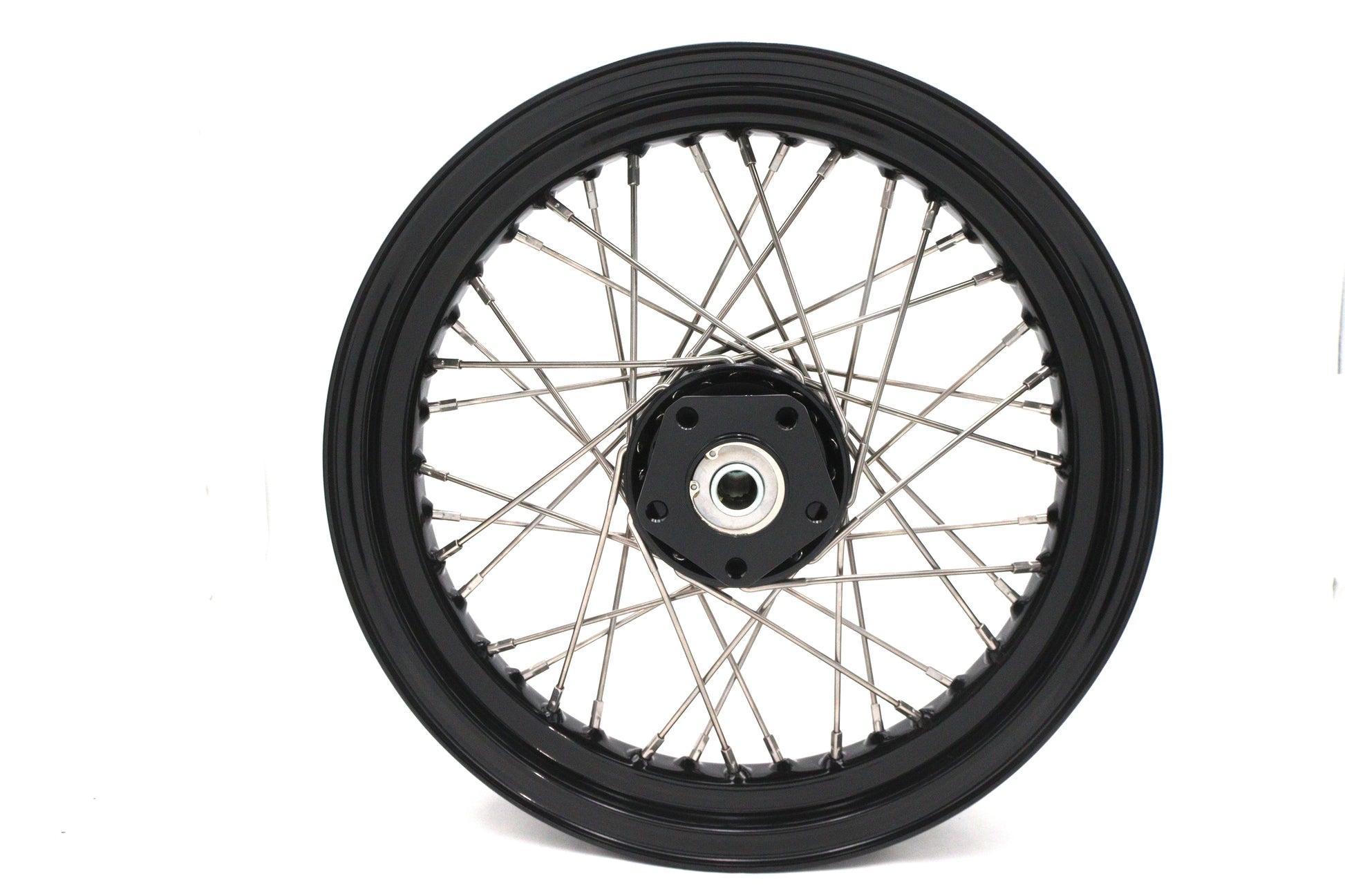 V-Twin 16 Inch x 3.00 Inch KH Style Spoke Wheel for Harley Davidson FL Models - Part 61078B