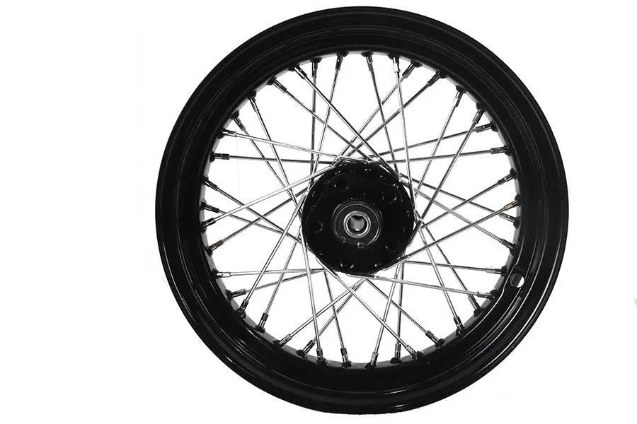 V-Twin 16 inch x 3.00 inch Front or Rear Spoke Wheel for Harley Davidson FL Models by V-Twin