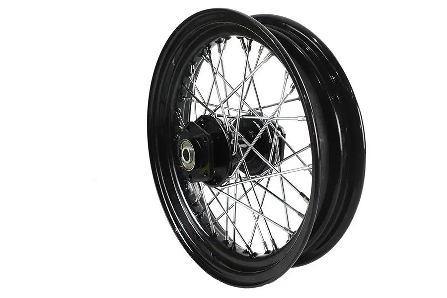 V-Twin 16 inch x 3.00 inch Front or Rear Spoke Wheel for Harley Davidson FL Models by V-Twin