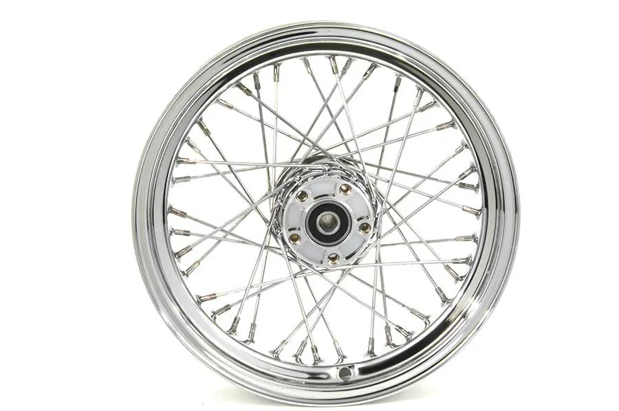 V-Twin 16 inch x 4.00 inch Rear Spoke Wheel for Harley Davidson XL and FXST Models (Part #64371) by V-Twin