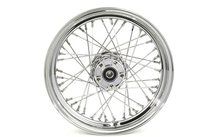 V-Twin 16 inch x 4.00 inch Rear Spoke Wheel for Harley Davidson XL and FXST Models (Part #64371) by V-Twin