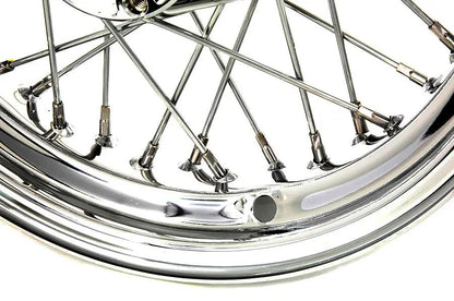 V-Twin 16 inch x 4.00 inch Rear Spoke Wheel for Harley Davidson XL and FXST Models (Part #64371) by V-Twin