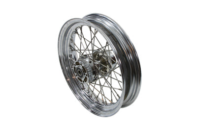 V-Twin 16 inch x 3.00 inch Rear Spoke Wheel for Harley Davidson FXST and FLST Models