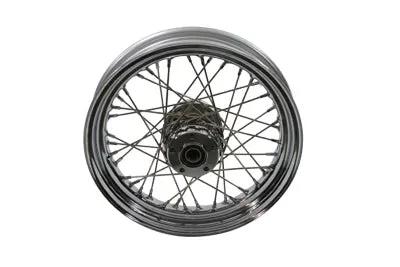 V-Twin 16 Inch x 3.00 Inch Rear Spoke Wheel for Harley Davidson FLT and XL Models by V-Twin