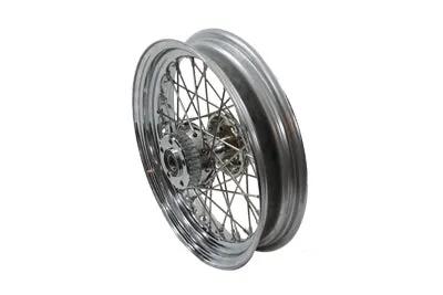 V-Twin 16 Inch x 3.00 Inch Rear Spoke Wheel for Harley Davidson FLT and XL Models by V-Twin