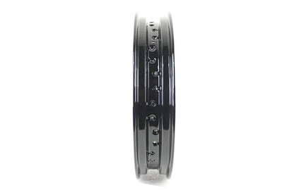 V-Twin 19 Inch x 3.0 Inch Drop Center Steel Rim Black - Part 11247B by V-Twin