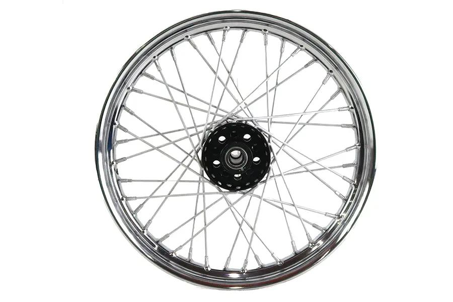 V-Twin 52-1233 18 Inch x 2.15 Inch KH Type Front or Rear Wheel with Star Hub and Chrome Rim by V-Twin