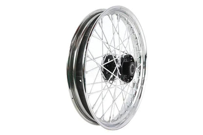 V-Twin 52-1233 18 Inch x 2.15 Inch KH Type Front or Rear Wheel with Star Hub and Chrome Rim by V-Twin