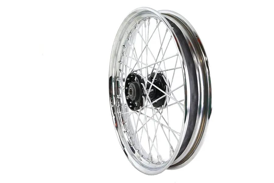 V-Twin 52-1233 18 Inch x 2.15 Inch KH Type Front or Rear Wheel with Star Hub and Chrome Rim by V-Twin