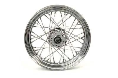 V-Twin 16 Inch x 3.00 Inch Front Spoke Wheel for Harley Davidson FLT Models by V-Twin