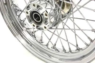 V-Twin 16 Inch x 3.00 Inch Front Spoke Wheel for Harley Davidson FLT Models by V-Twin
