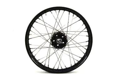 V-Twin 18 Inch x 2.15 Inch Front or Rear Spoke Wheel for Harley Davidson EL, UL, WL Models by V-Twin