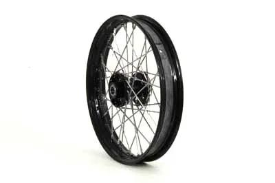 V-Twin 18 Inch x 2.15 Inch Front or Rear Spoke Wheel for Harley Davidson EL, UL, WL Models by V-Twin