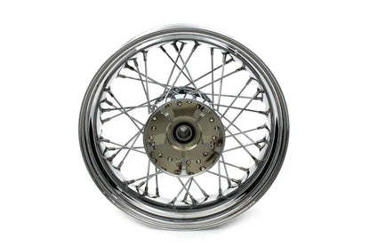 V-Twin 16-Inch x 5.00-Inch Replica Rear Spoke Wheel for Harley Davidson FLT Models (Part Number 64398N) by V-Twin