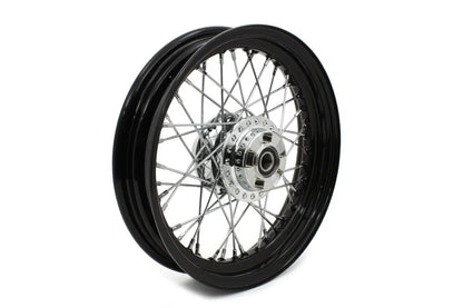 V-Twin Part 64442B 16 inch x 3.00 inch Front Spoke Wheel for Harley Davidson XL (2010-2019) by V-Twin
