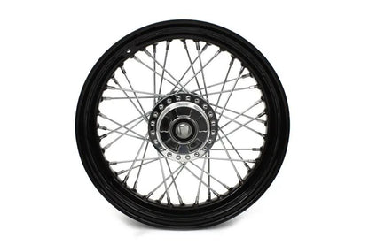 V-Twin Part 64442B 16 inch x 3.00 inch Front Spoke Wheel for Harley Davidson XL (2010-2019) by V-Twin