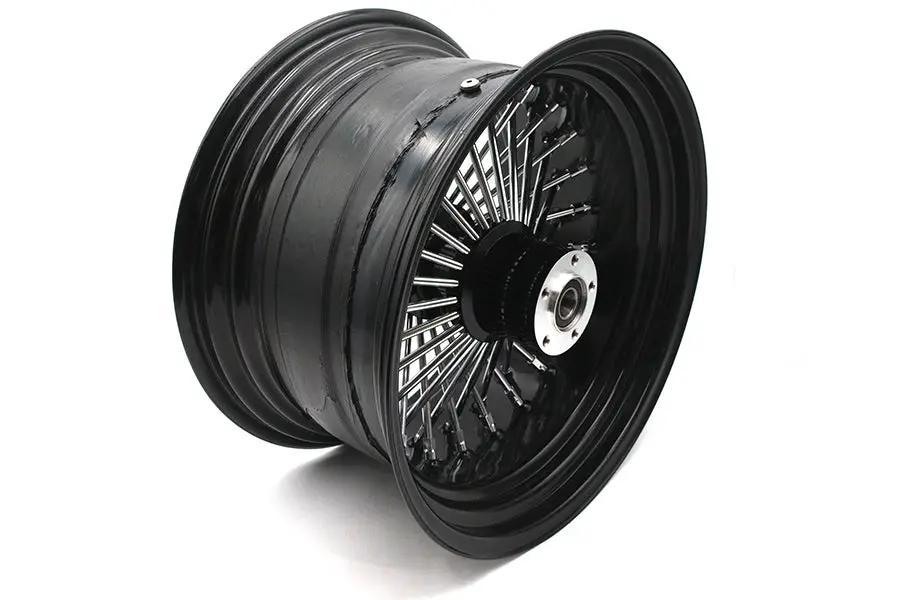 Ultima 37-545 18 Inch x 10.5 Inch King Spoke Rear Wheel in Black for 1 Inch Axle and 2000-up Brake Disc by Ultima