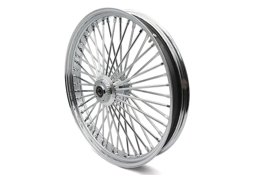 Ultima 37-540 26 Inch x 3.5 Inch King Spoke Front Wheel Chrome for 1 Inch Axle and 2000-Up Brake Disc by Ultima