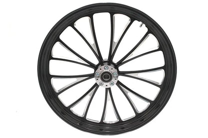 Ultima 37-662 Manhattan Front Wheel - 23 inch x 3.5 inch Black Cut for 1 Inch Axle and 2000-up Brake Discs by Ultima