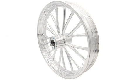 Ultima 37-631 Manhattan Front Wheel - 23 inch x 3.5 inch Polished Aluminum for 1 inch Axle and 2000-up Brake Disc by Ultima