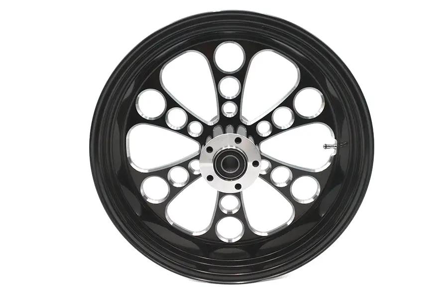 Ultima 37-654 18 inch x 5.5 inch Kool Kat Rear Wheel - Black Cut for 1 Inch Axle and 2000-up Brake Disc by Ultima