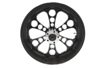 Ultima 37-654 18 inch x 5.5 inch Kool Kat Rear Wheel - Black Cut for 1 Inch Axle and 2000-up Brake Disc by Ultima