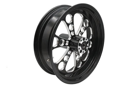 Ultima 37-654 18 inch x 5.5 inch Kool Kat Rear Wheel - Black Cut for 1 Inch Axle and 2000-up Brake Disc by Ultima