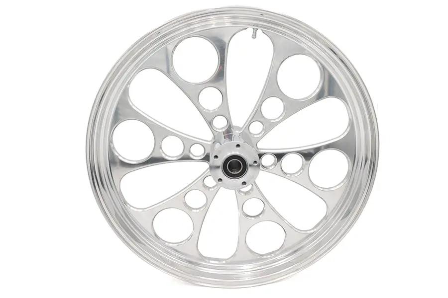 Ultima 37-612 Kool Kat 23 Inch x 3.5 Inch Front Wheel Polished Aluminum by Ultima