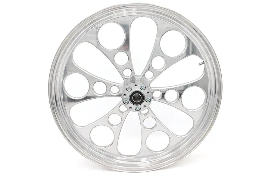 Ultima 37-612 Kool Kat 23 Inch x 3.5 Inch Front Wheel Polished Aluminum by Ultima