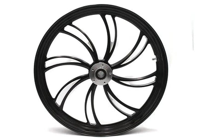 Ultima 37-821 23 Inch x 3.5 Inch Vortex Front Wheel Black Cut for 1 Inch Axle and 2000+ Brake Discs by Ultima