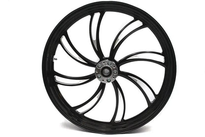 Ultima 37-821 23 Inch x 3.5 Inch Vortex Front Wheel Black Cut for 1 Inch Axle and 2000+ Brake Discs by Ultima