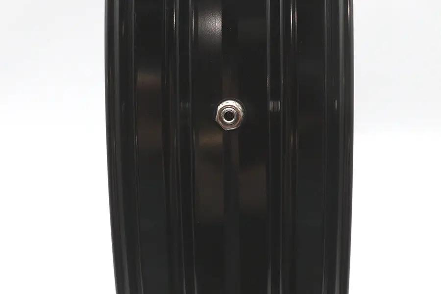 Ultima 37-821 23 Inch x 3.5 Inch Vortex Front Wheel Black Cut for 1 Inch Axle and 2000+ Brake Discs by Ultima