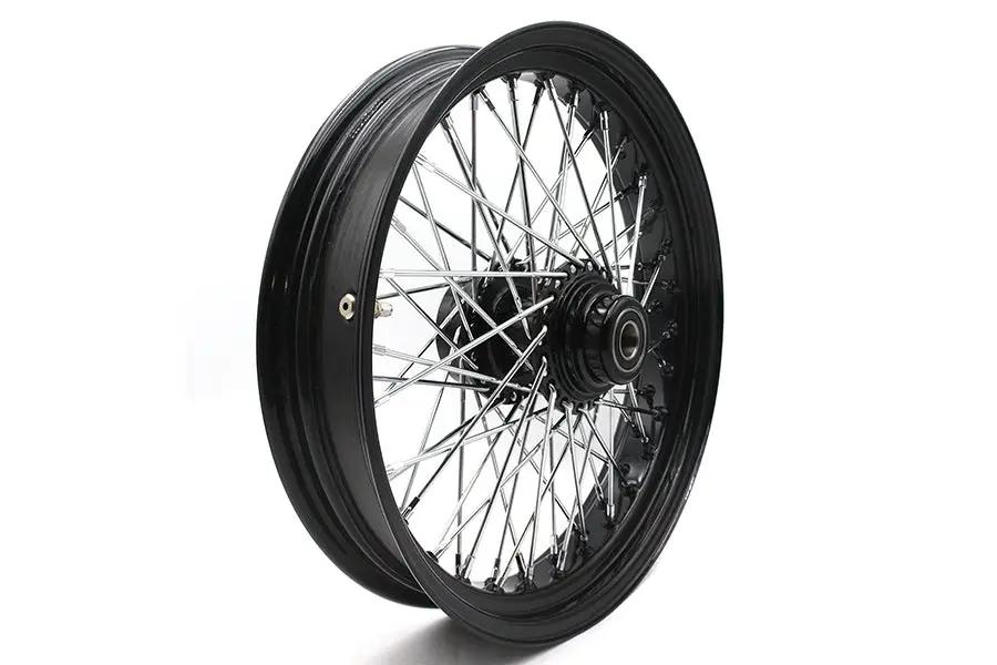 Ultima 18 inch x 3.5 inch Black 60 Spoke Front Wheel - Part 36-651 by Ultima