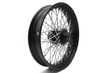 Ultima 18 inch x 3.5 inch Black 60 Spoke Front Wheel - Part 36-651 by Ultima
