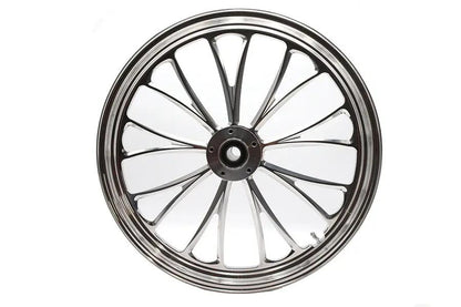 Ultima 37-621 21 inch x 2.15 inch Manhattan Front Wheel - Polished Aluminum for 1 inch Axle and 2000-Up Brake Disc by Ultima