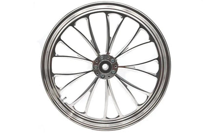 Ultima 37-621 21 inch x 2.15 inch Manhattan Front Wheel - Polished Aluminum for 1 inch Axle and 2000-Up Brake Disc by Ultima