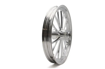 Ultima 37-621 21 inch x 2.15 inch Manhattan Front Wheel - Polished Aluminum for 1 inch Axle and 2000-Up Brake Disc by Ultima