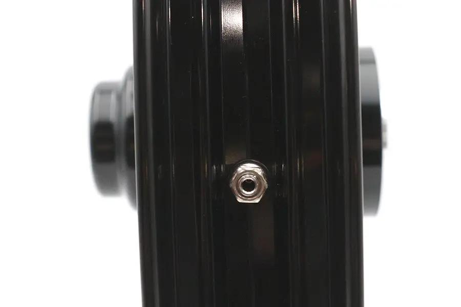 Ultima 37-824 Vortex Front Wheel - 21 inch x 2.15 inch Black Cut for 1 inch Axle and 2000-Up Brake Disc by Ultima