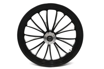 Ultima 37-667 21 Inch x 3.5 Inch Manhattan Front Wheel with Black Cut Finish by Ultima