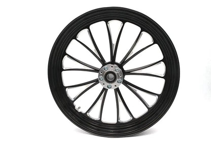 Ultima 37-667 21 Inch x 3.5 Inch Manhattan Front Wheel with Black Cut Finish by Ultima