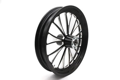 Ultima 37-667 21 Inch x 3.5 Inch Manhattan Front Wheel with Black Cut Finish by Ultima
