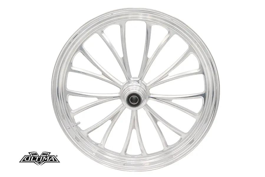 Ultima 37-630 23 Inch x 3.5 Inch Manhattan Front Wheel with Polished Finish by Ultima