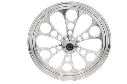 Ultima Part 37-603 21 Inch x 3.5 Inch Kool Kat Front Wheel Polished Aluminum for 1 Inch Axle and 2000-up Brake Discs by Ultima