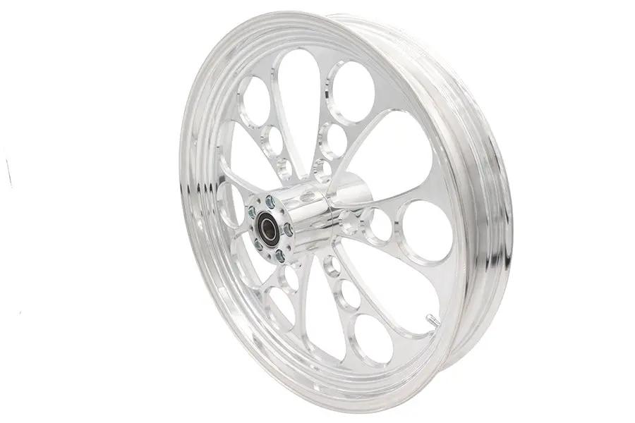 Ultima Part 37-603 21 Inch x 3.5 Inch Kool Kat Front Wheel Polished Aluminum for 1 Inch Axle and 2000-up Brake Discs by Ultima